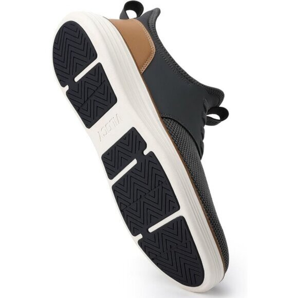 ⚡VILOCY Men's Army Green Fashion Dress Oxfords Business Mesh Breathable Sneakers - Picture 2 of 9